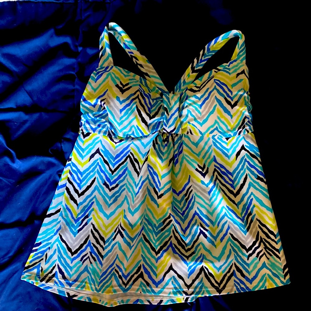 Crossback womens swim top